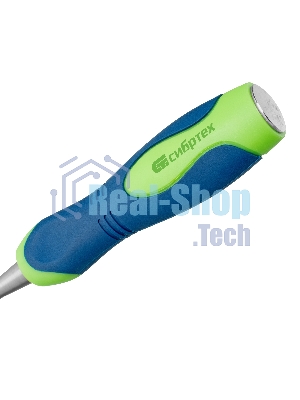 Долото-стамеска Сибртех, 12 мм, двухкомпонентная рукоятка