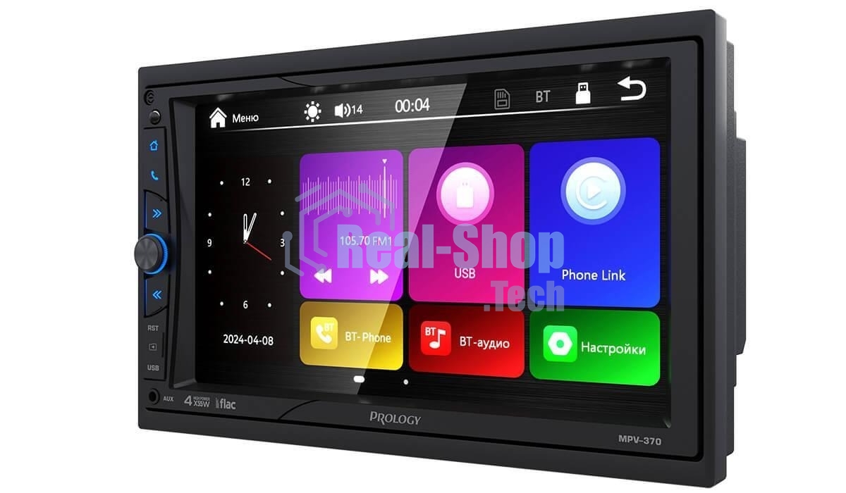 Автомагнитола Prology MPV-370, 2 DIN, 7