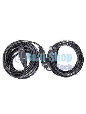 Кабель-адаптер USB3.0-repeater, удлинительный активный Am-->Af 15м QUST/qust
