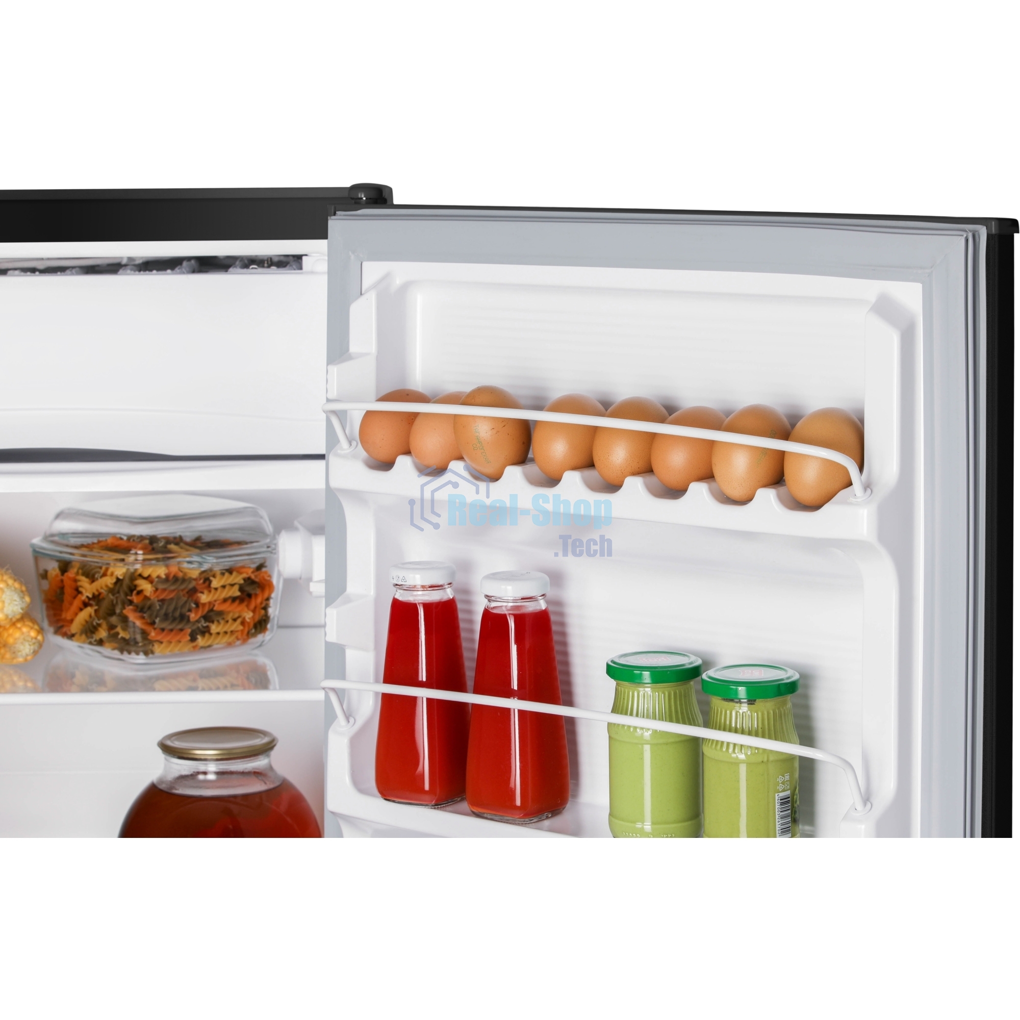 Холодильник Nordfrost NR 404 B черный однокамерный 139/11 л морозилка сверху, ручная разморозка