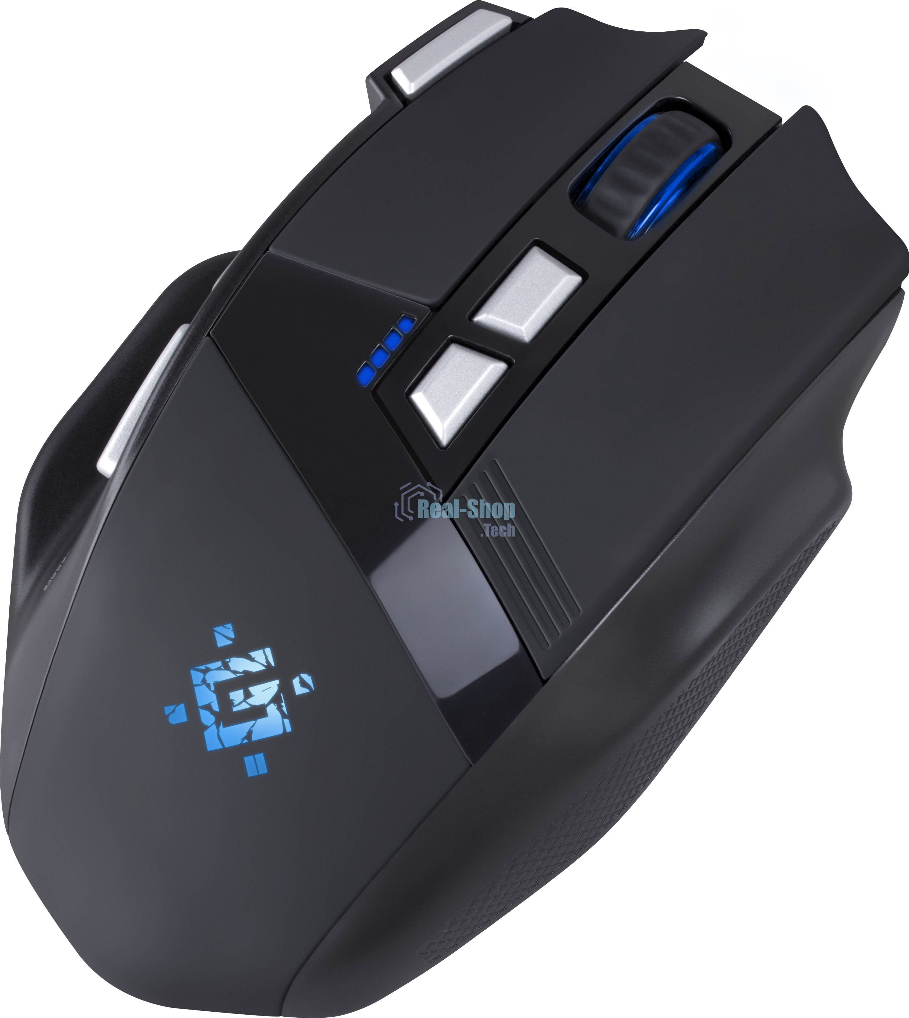Мышь беспроводная Defender Knight GM-885 черный, 3200 dpi, радиоканал, USB, кнопки - 8