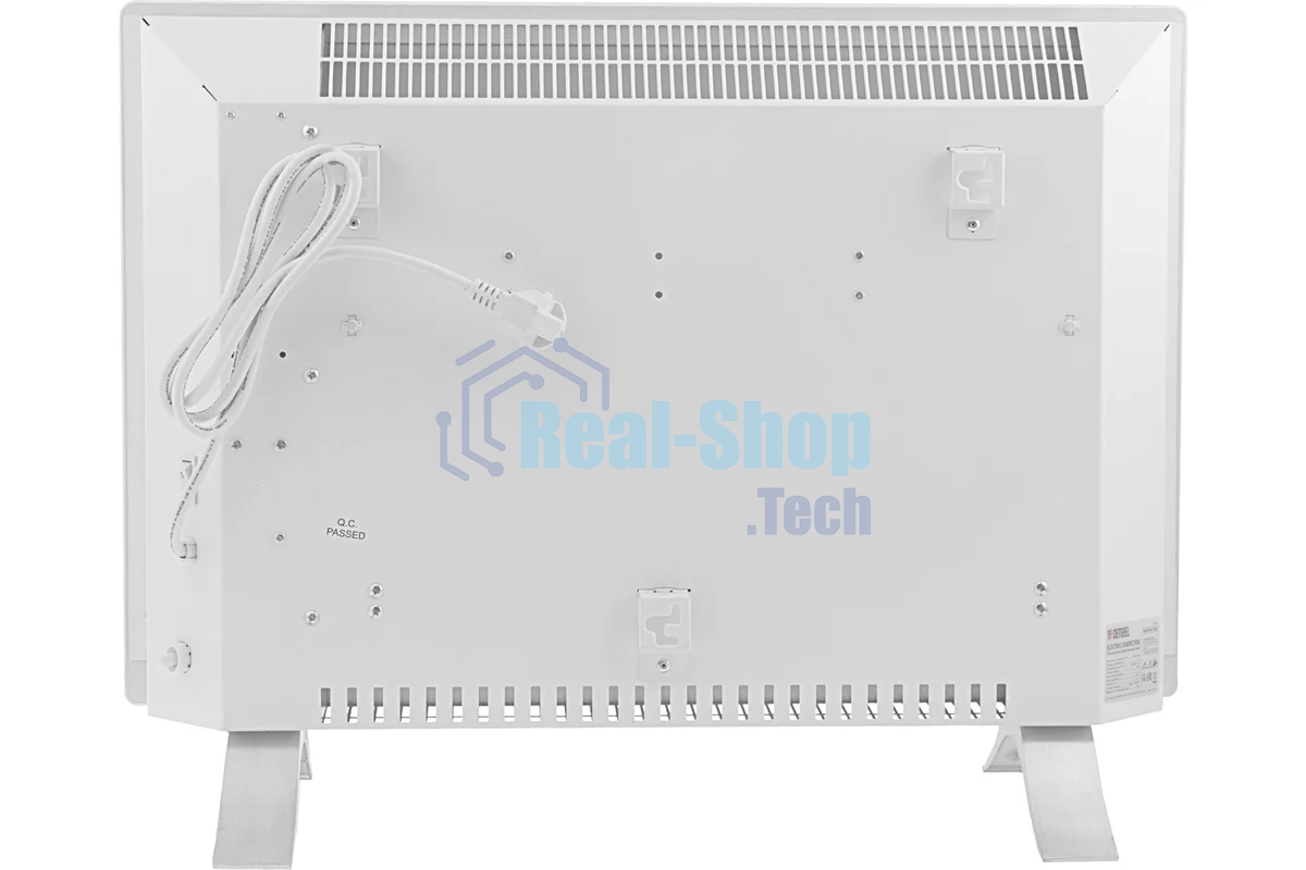 Конвектор Denzel OptiPrime-1500 белый, 1500 Вт, 20 м2, термостат, дисплей, WiFi