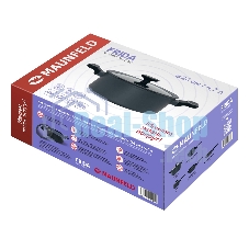 Кастрюля Maunfeld FRIDA MCS47FA02DG из кованого алюминия со стеклянной крышкой, 24 см, 4,7 л.