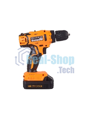 Дрель-шуруповерт Вихрь ДА-18Л-2, 18 В, 2 Ач, 45 Нм, щеточный