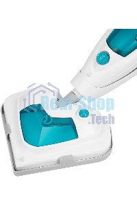 Швабра паровая Kitfort КТ-3908 белый/бирюзовый