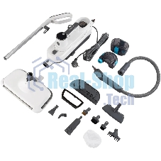 Швабра паровая Hyundai HYV-SM710 1500Вт белый/серый