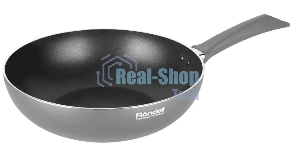 Сковорода ВОК Rondell Strike RDA-1398, 28 см, антипригарное покрытие, алюминиевая