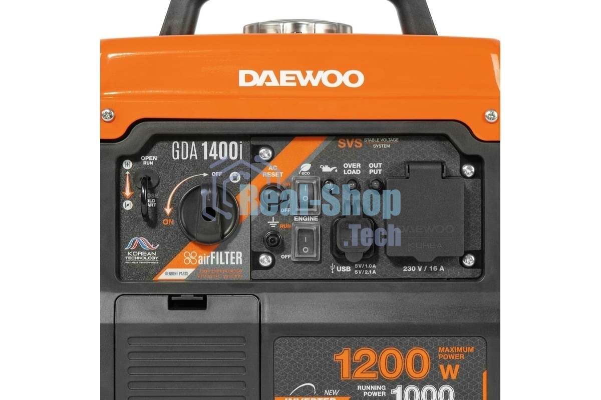 Генератор Daewoo GDA 1400i 1.2кВт