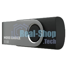 Флешка USB More Choice MF32-4 32Gb, USB 2.0, R/W 30/10, черный