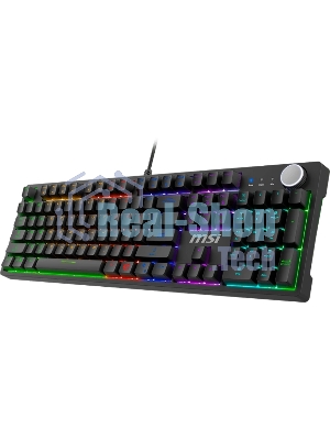 Клавиатура MSI Forge GK320 проводная, USB Type-A, чёрный