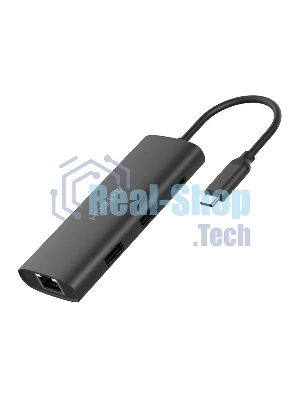 Разветвитель USB-C A4Tech DST-80C 2порт. серый
