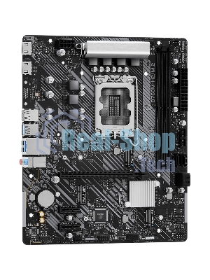 Материнская плата ASRock B760M-H2/M.2, LGA 1700, Intel B760, 2xDDR5, 4xSATA, 2xM.2, 1xPCIe 4.0 x16, 2xPCIe x1, 2xHDMI, 1x2.5Gb LAN, 2xUSB-A 3.2 Gen 1, 3xUSB 2.0, 3x3.5 мм, 7.1, mATX