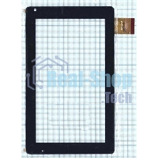 Сенсорное стекло (тачскрин) TM619-C-F (183x110 мм), черное