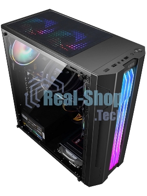 Компьютерный корпус ALSEYE Auro 3.0-B Mini-ITX/Micro ATX/ATX, USB 2.0*2+HD Audio+USB 3.0*1, 