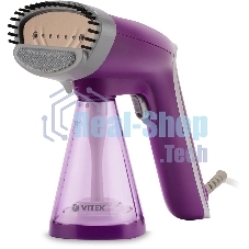 Отпариватель Vitek VT-2438 фиолетовый, 1700 Вт, 25 г/мин, 280 мл
