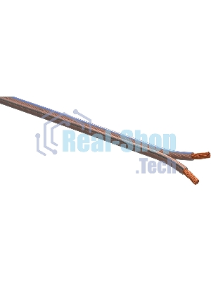 Кабель акустический 	ЭРА 2х0.75 прозр. 100м (м) ЭРА