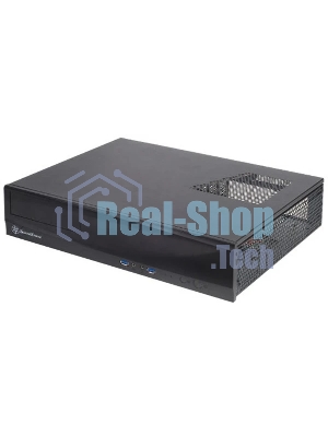 Компьютерный корпус Slim HTPC Silverstone Milo ML03B Black, mATX, USB 3.0, Audio, без БП