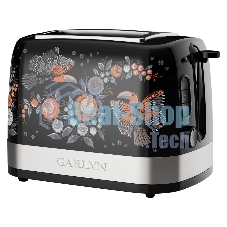 Тостер GARLYN Flower Grace TR-500 - черный