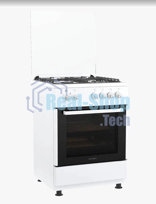 Плита комбинированная NORDEN FF6406GAZW белый