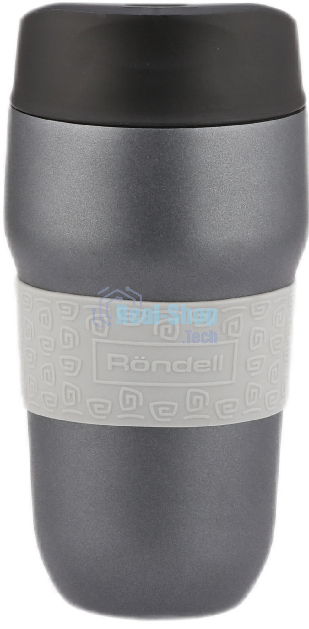 Термокружка для напитков Rondell Filigran RDS-1897 0.32 л. темно-серый, картонная коробка