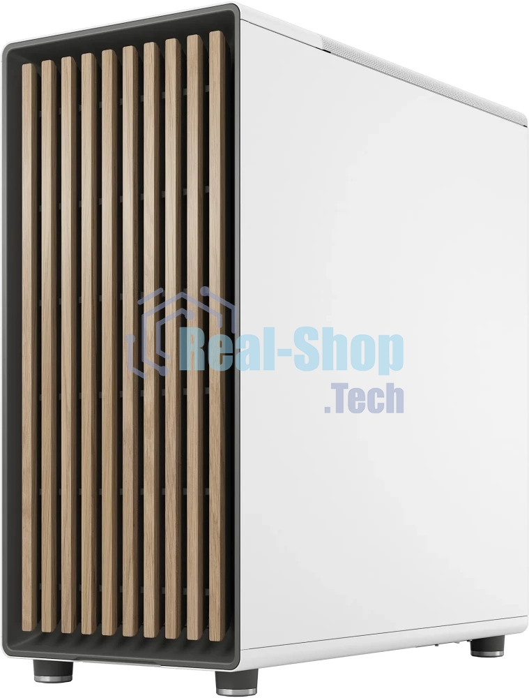 Компьютерный корпус Fractal Design North Chalk белый без БП mATX 3x120мм 2xUSB 3.0 1xUSB3.1 audio bott PSU