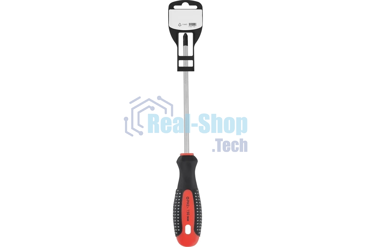 Отвертка Matrix Fusion 11443 Ph2x150 мм, CrV, 3-х компонентная рукоятка 