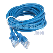 Патч-корд CCA light UTP Гарнизон PC-UTP-5e-3-B cat.5e, 3м, литой, многожильный синий