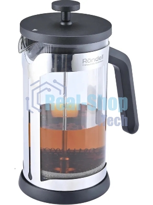 Френч-пресс Rondell Brando RDS-2026 0.6л черный/стальной