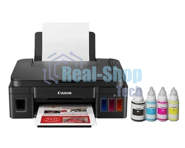 МФУ струйное Canon PIXMA G3416 (2315C052), А4, цветной, печ. 8.8 стр/мин. (ч/б) 5 стр/мин. (цвет), скан. до 3 стр/мин., 4800x1200 dpi (печать) 1200х600 dpi (скан.), USB, Wi-Fi