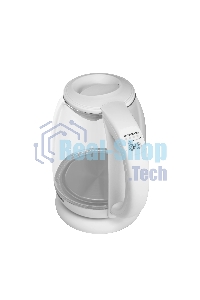 Чайник электрический Hyundai HYK-S3808 1.7л. 2200Вт белый (корпус: стекло)