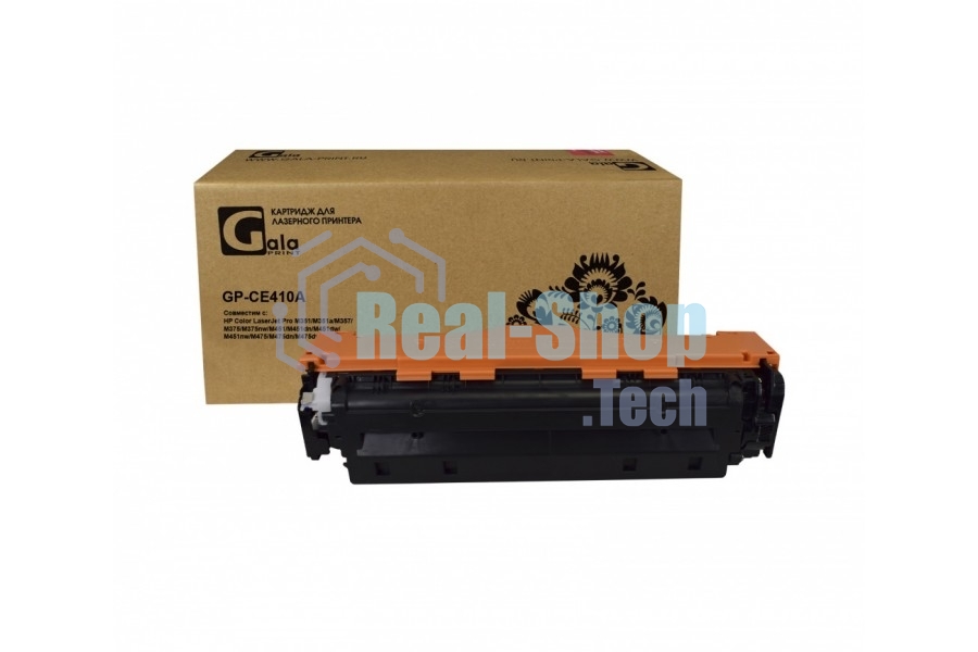 Картридж лазерный GalaPrint GP-CE410A (№305A) черный (2200 стр) для HP Color LaserJet Pro M351/Pro 400 color MFP M475dn/M475dw/Pro 400 color M451dn/M451dw/M451nw