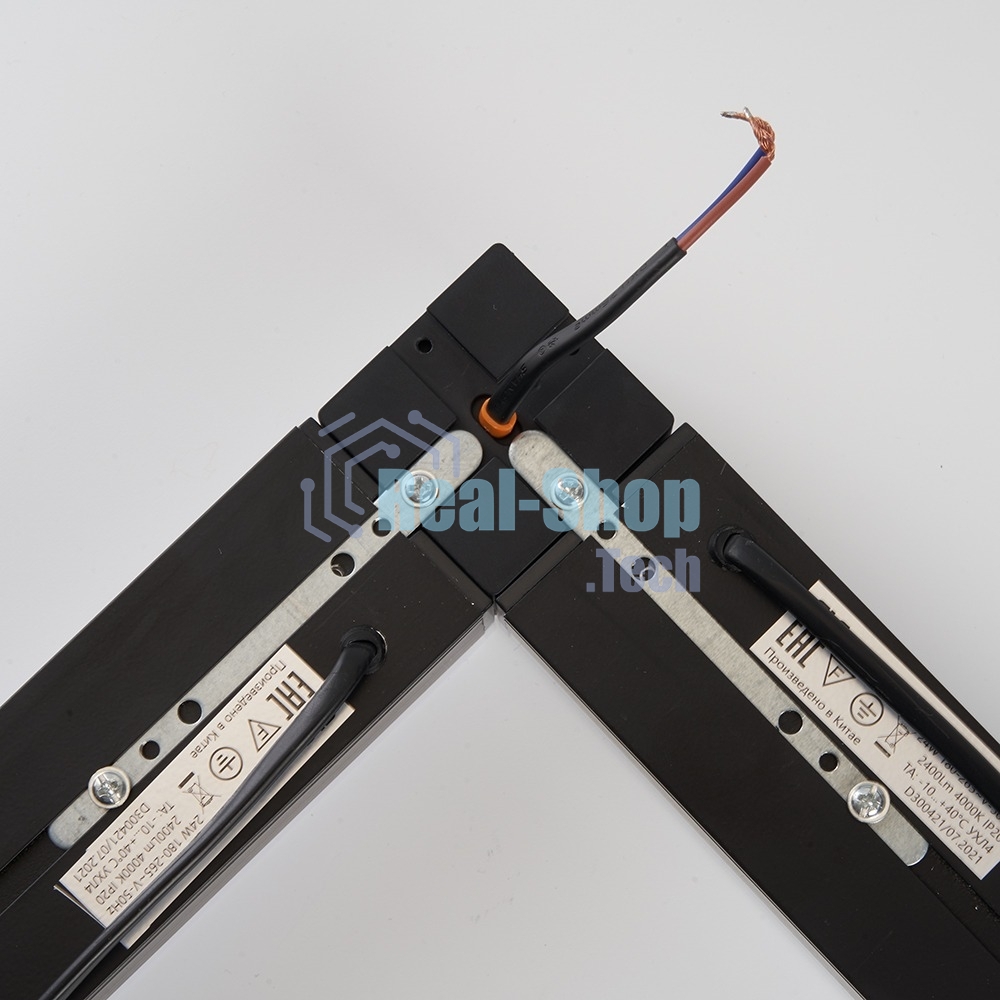 Светильник светодиодный Feron ДПО-36вт 6500К 3200Лм линейный рассеиватель матовый в алюминиевом корпусе черный