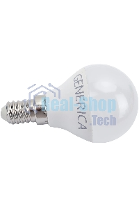 Лампа светодиодная GENERICA LL-G45-10-230-40-E14-G G45 10 Вт шар 4000К E14 230В