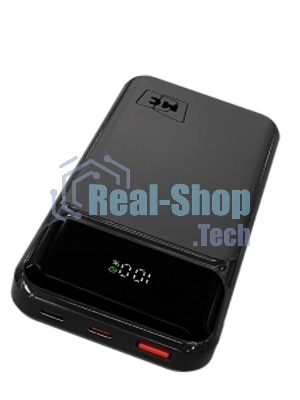 Портативный аккумулятор MORE CHOICE (4620202552761) PB29-10 10000mAh 1USB+2Type-C 3.0A 22.5W+PD20W+QC3.0, черный