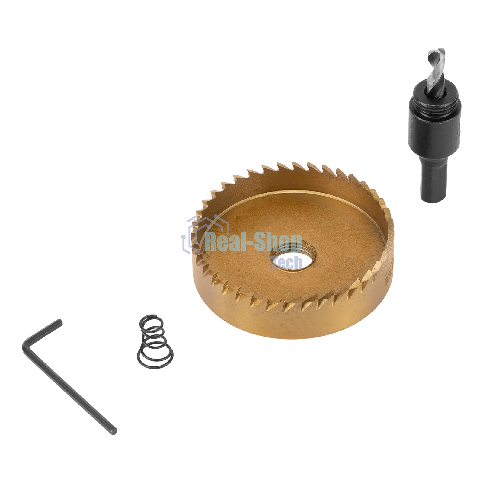 Коронка по металлу Denzel HSS, 68 мм, нитридтитановое покрытие