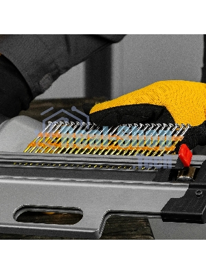 Гвозди Denzel для пнев. нейлера (оцинк.), длина - 75 мм, диам. - 3,05 мм, 2000 шт.