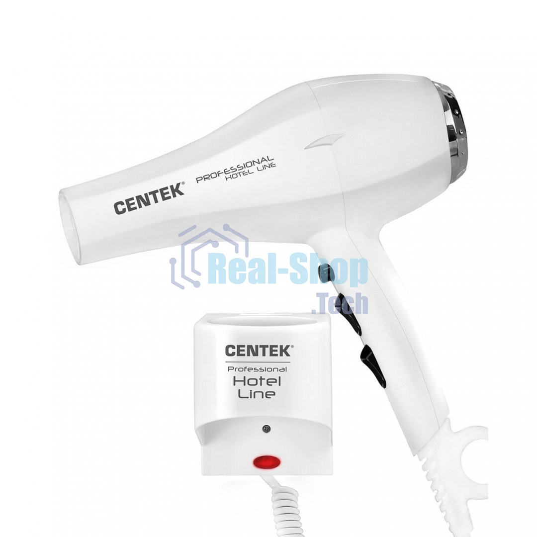 Фен Centek CT-2251 белый, 2100 Вт, ионизация