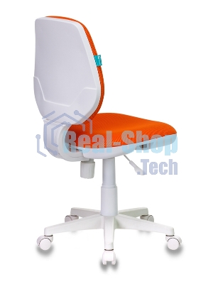 Кресло детское Бюрократ CH-W213/TW-96-1 оранжевый TW-96-1 (пластик белый)
