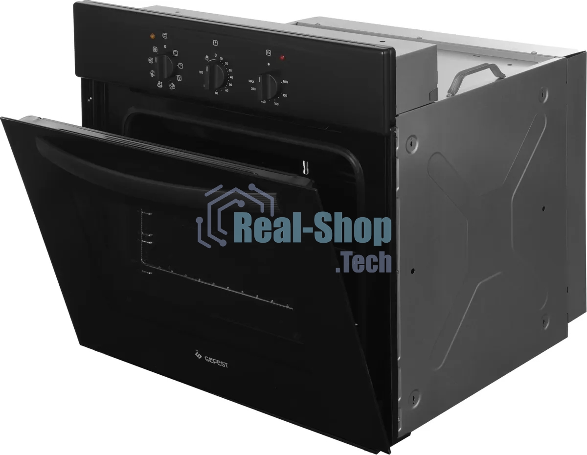 Духовой шкаф электрический Gefest 602-01 А черный, встраиваемый