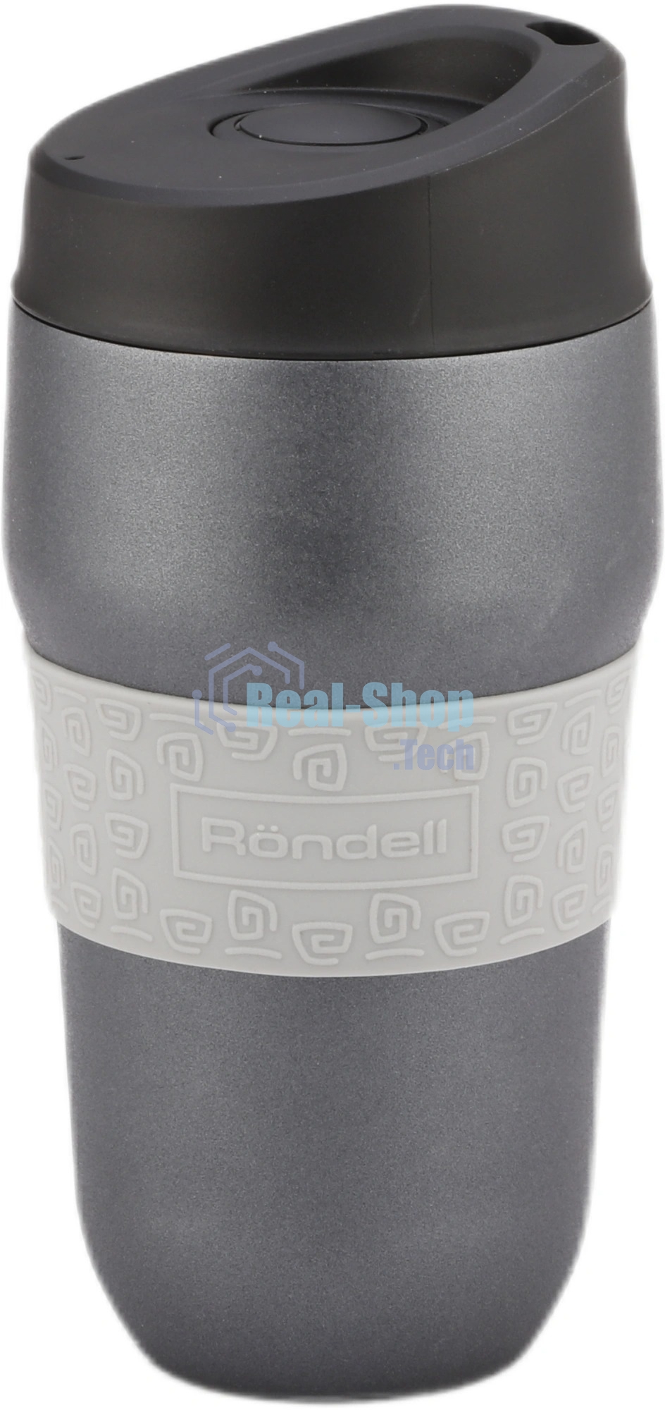 Термокружка для напитков Rondell Filigran RDS-1897 0.32 л. темно-серый, картонная коробка