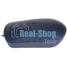 Мышь проводная Lenovo 540 синий, 2400 dpi, USB-C, кнопки - 4