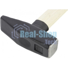 Молоток слесарный Matrix 1000 г, квадратный боек, деревянная рукоятка