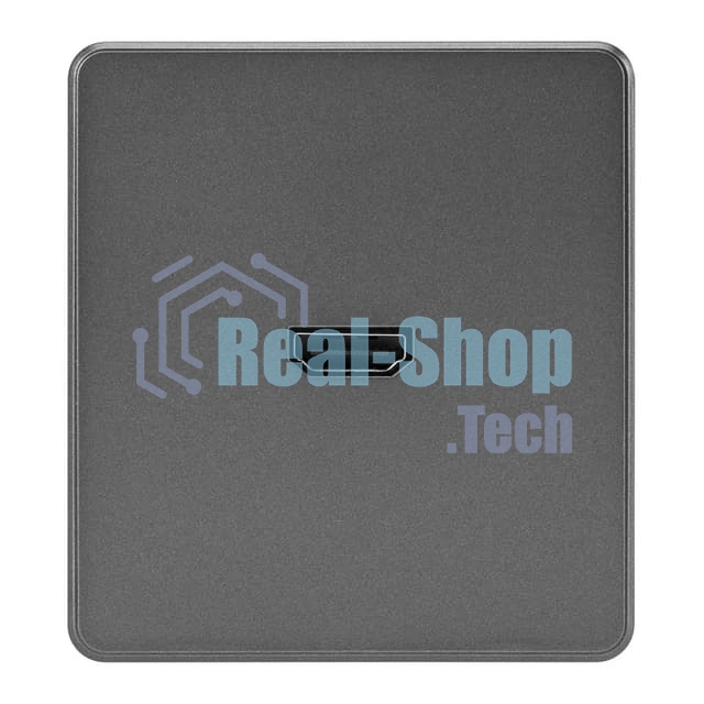 Розетка Kranz ROUND HDMI с/у титан