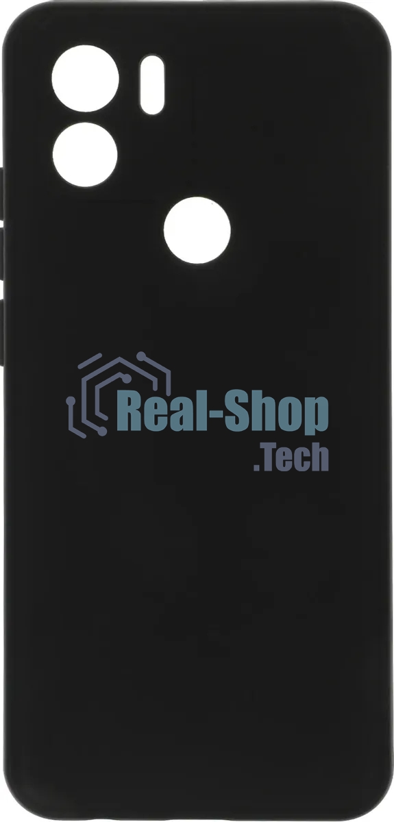 Чехол (клип-кейс) BoraSCO для Xiaomi Redmi A1+ Silicone Case черный (70938)