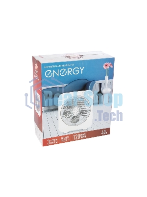Вентилятор ENERGY EN-1611 белый, напольный, 40 Вт, 3 скорости, 30 см