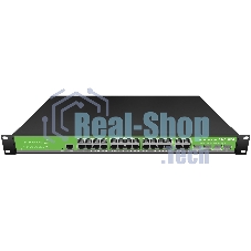 Коммутатор Digma DSP724G-4C-R300, 24×1 Гбит/с + 4×1 Гбит/с Combo, управляемый