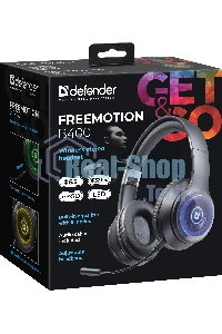 Гарнитура беспроводная Defender Wireless FREEMOTION B400 черный