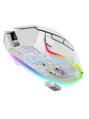 Мышь беспроводная/проводная Razer Basilisk V3 Pro 35K белый, 35000 dpi, радиоканал, Bluetooth, USB, кнопки - 11