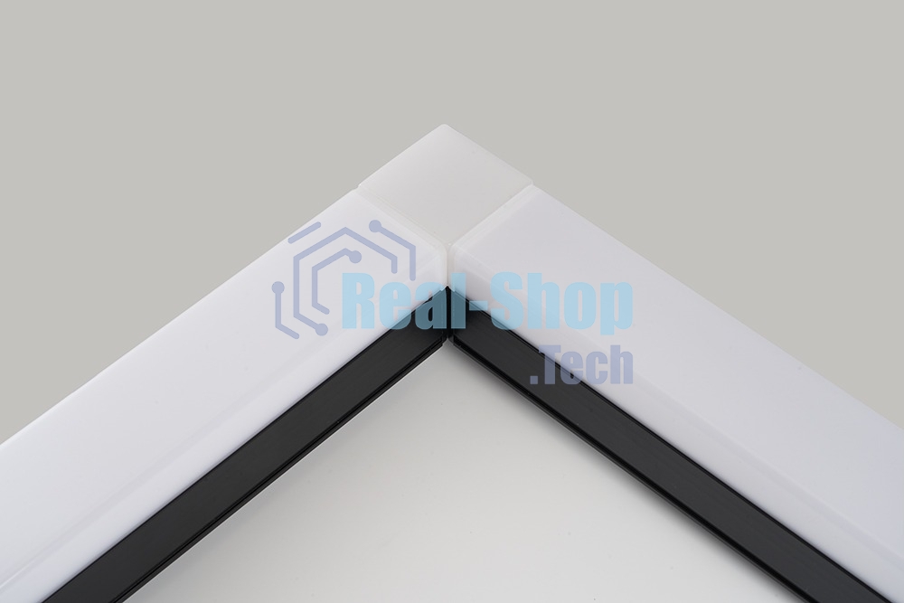 Светильник светодиодный Feron ДПО-36вт 6500К 3200Лм линейный рассеиватель матовый в алюминиевом корпусе черный