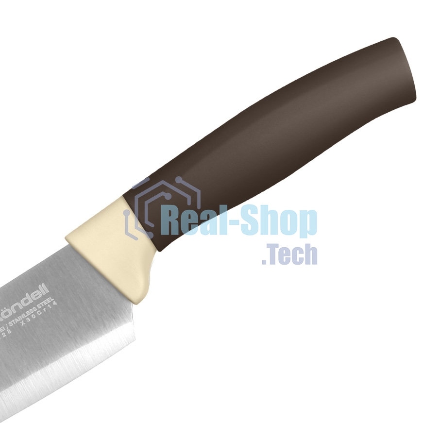 Набор ножей кухонных Rondell Mocco&Latte RD-1944 компл.: 4 предм. разд. дос. бежевый/коричневый блистер